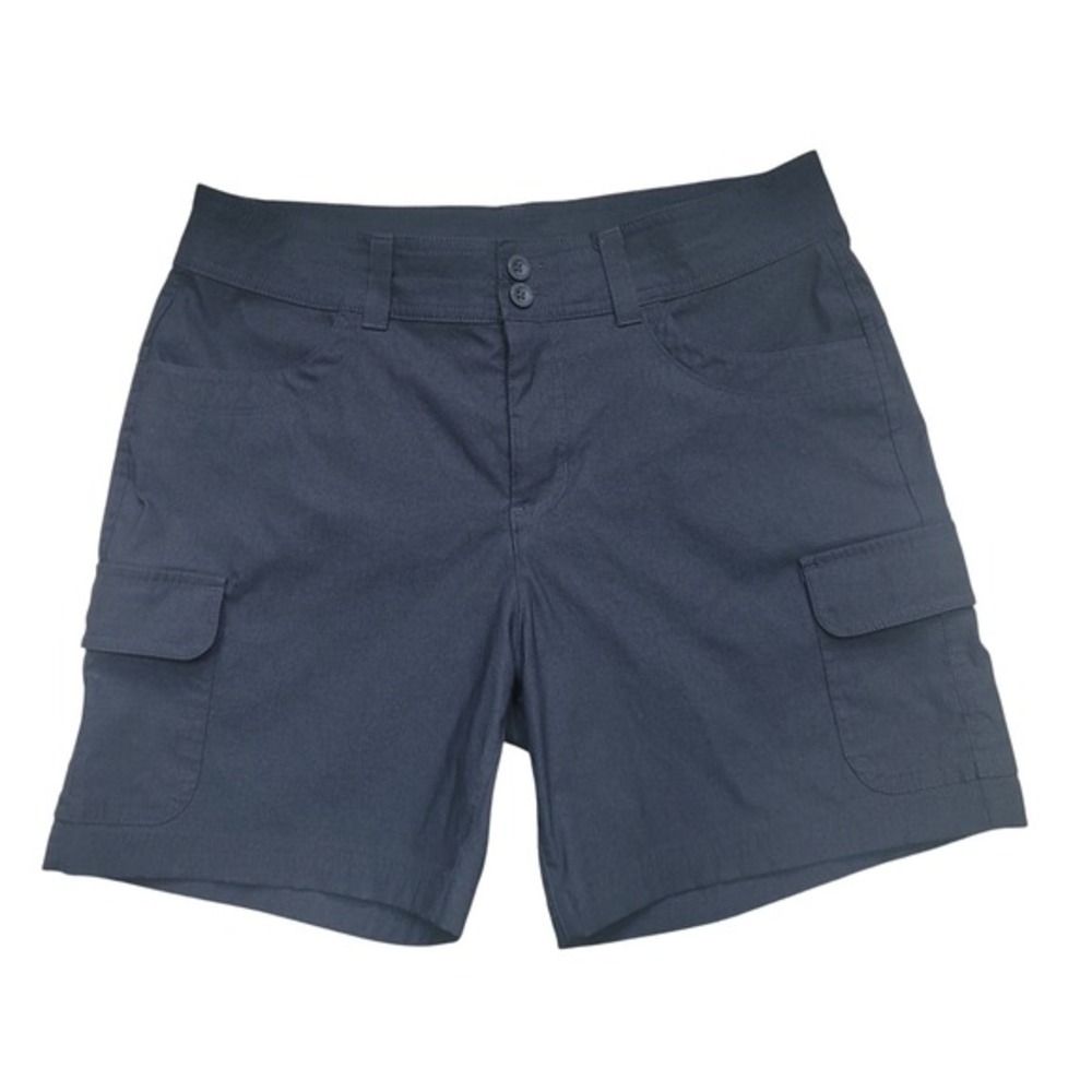 Eddie Bauer Womens‎ Black Cargo Hiking Shorts 8 Outdoor Utility